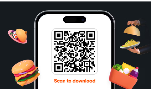 QR App Mockup